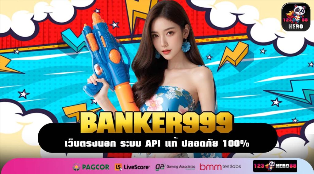 BANKER999 ที่สุดแห่งสล็อตเว็บใหญ่ เว็บตรงแท้จากต่างประเทศ